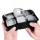 Buy Ice Cube Tray 6 x 4.3 cm Round Ice Cube Tray and 6 x 5 cm Square Ice Cube Tray Silicone Ice Cube Molds Space Saving with Easy Release Lid for Drinks Wine Cocktails Whiskey Coffee Bar