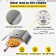 Buy Outdoor Pizza Oven 48x35cm Wood Fired Outdoor Pizza Oven 50-300 Centigrade Portable Outdoor Stainless Steel Pizza Oven with Cordierite Stone Thermometer 3 Accessories