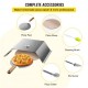 Buy Outdoor Pizza Oven 48x35cm Wood Fired Outdoor Pizza Oven 50-300 Centigrade Portable Outdoor Stainless Steel Pizza Oven with Cordierite Stone Thermometer 3 Accessories