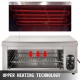 Comprar Salamandra eléctrica elevable 4000W Cocina industrial Pollo de barbacoa 50-300 ° C