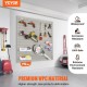 Buy Garage Wall Slat Panel 1220x310mm Tool Storage Panel 4PCS 34kg Capacity with Hooks for Retail Store, Craft Storage Organization