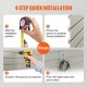 Buy Garage Wall Slat Panel 1220x310mm Tool Storage Panel 4PCS 34kg Capacity with Hooks for Retail Store, Craft Storage Organization