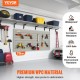 Buy Garage Wall Slat Panel 1220x310mm Tool Storage Panel 2 PCS 34kg Capacity for Workshop, Retail Store, Craft Storage Organization