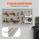 Buy Garage Wall Slat Panel 1220x310mm Tool Storage Panel 2 PCS 34kg Capacity for Workshop, Retail Store, Craft Storage Organization