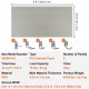 Buy Garage Wall Slat Panel 1220x310mm Tool Storage Panel 8PCS 34kg Capacity with Hooks for Retail Store, Craft Storage Organization