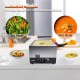 Buy Commercial Food Warmer 24QT Bain Marie 1200W Electric Heater Soup Warmer Steamer Stove Stainless Steel Countertop Container with Temperature Control for Party Buffet