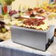 Купить Коммерческий подогреватель еды 24QT Bain Marie 1200W Электрический подогреватель Суп Подогреватель Паровая плита Контейнер на столешнице из нержавеющей стали с контролем температуры для праздничного шведского стола