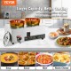 Buy Commercial Stainless Steel Soup Warmer 1200W Electric Soup Heater Total Capacity 2x7.4qt Outdoor Food Warmer Container 2 Pots for Garden Party BBQ