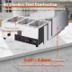 Buy Commercial Electric Buffet Food Warmer 3x8 Qt Food Warmer Container for Outdoor Event 1500W Stainless Steel Electric Bain Marie for Garden Party BBQ