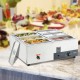 Buy Commercial Electric Buffet Food Warmer 6x8 Qt Food Warmer Container for Outdoor Event 1500W Stainless Steel Electric Bain Marie for Garden Party BBQ