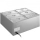 Comprar Servidor de Buffet/Bufé con 6 Cacerolas Calentadoras Calentador Buffet/Bufé DTC6C 62x70x26,5cm Servidor de Buffet/Bufé de Acero Inoxidable Grado Alimenticio Calentador de Comida con Tapa