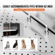 Comprar Banheira para cães em aço inoxidável 150 x 70 x 150 cm Banheira para cuidados com cães para animais de estimação até 1574,8 mm Banheira para cuidados com 200 kg de capacidade Chuveiro de lavagem com torneira e escadas à direita