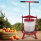 Koop Fruitwijnpers 14 L druivenwijnpers met roestvrijstalen mand Wijn- of fruitpers, gecoat gietijzeren frame met ergonomische T-handgreep en 3 stevige steunpoten