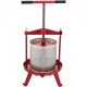 Buy Fruit Wine Press 14L Grape Wine Press with Stainless Steel Basket Wine or Fruit Press, Coated Cast Iron Frame with Ergonomic T-Handle and 3 Firm Support Feet