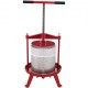 Buy Fruit Wine Press 14L Grape Wine Press with Stainless Steel Basket Wine or Fruit Press, Coated Cast Iron Frame with Ergonomic T-Handle and 3 Firm Support Feet