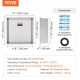 Buy Bathroom Recessed Niche 33.02x33.02cm Wall Mounted Shower Niche Double Shelf 304 Stainless Steel Waterproof Sealed Easy to Clean for Bathroom Shower Soap Storage, Silver