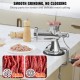 Buy Stainless Steel Manual Meat Grinder Hand Crank Meat Grinder 2 Grinding Plates 5 and 8 mm Sausage Pusher 2 Fixing Ways Suction Cup Meat Grinder Butcher Shop