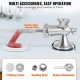 Buy Stainless Steel Manual Meat Grinder Hand Crank Meat Grinder 2 Grinding Plates 5 and 8 mm Sausage Pusher 2 Fixing Ways Suction Cup Meat Grinder Butcher Shop