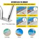 Buy Pool Handrail 121.9 x 91.5 cm Stainless Steel Pool Handrail Outdoor Pool Grab Rail Load 113kg Pool Safety Railing with Nylon Cover M8 Drill Bit Screws