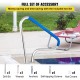 Buy Pool Handrail 121.9 x 91.5 cm Stainless Steel Pool Handrail Outdoor Pool Grab Rail Load 113kg Pool Safety Railing with Nylon Cover M8 Drill Bit Screws