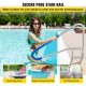 Buy Pool Handrail 137 x 91.4 cm Stainless Steel Pool Handrail Outdoor Pool Grab Rail Load 113 kg Pool Safety Railing with Nylon Cover M8 Drill Bit Screws