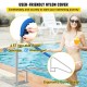 Buy Pool Handrail 137 x 91.4 cm Stainless Steel Pool Handrail Outdoor Pool Grab Rail Load 113 kg Pool Safety Railing with Nylon Cover M8 Drill Bit Screws