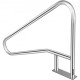 Buy Pool Handrail 137 x 91.4 cm Stainless Steel Pool Handrail Outdoor Pool Grab Rail Load 113 kg Pool Safety Railing with Nylon Cover M8 Drill Bit Screws