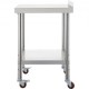 Comprar Mesas de cozinha Carrinho de trabalho 36" x 24" x 35" Mesa de trabalho de aço inoxidável Mesa de preparação com capacidade de carga de 440 lb