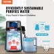 Buy 4L Water Distiller Distilled Water Machine 1L/h 750W Water Distillation Machine Food Grade Stainless Steel Interior High Efficiency for Purifying Tap Water, Black