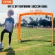 Buy 48" x 36" Pop Up Soccer Goal for Kids with Carry Bag, Portable Goal with Fiberglass Frame and Dacron Net for Training in Backyard, Garden, Outdoor Park