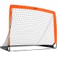 Buy 48" x 36" Pop Up Soccer Goal for Kids with Carry Bag, Portable Goal with Fiberglass Frame and Dacron Net for Training in Backyard, Garden, Outdoor Park