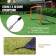 Buy 189 x 99 cm Pop Up Soccer Goal for Kids with Carry Bag, Portable Goal Fiberglass Frame and Dacron Net for Training in Backyard, Garden, Outdoor Park