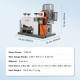 Kaufen Sie Automatische Abisoliermaschine aus Gusseisen, 1500 W, motorisierter elektrischer Abisolierer, 1,5–40 mm, 27 m/min Abisolierer mit zusätzlicher Handkurbel, 9 Kanäle für Kupferschrott-Recycling