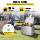 Buy 30L 60W Portable Electric Refrigerator with Compressor 12/24 V Travel Camping Refrigerator Efficient Cooling -20°C - 20°C