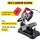 Buy Metal Band Saw 220V 1100W Base 0 45° Professional Band Saw Cutting Size 12.7cm 137.8-472.4 Ft/Min Cutting Band Saw for Metal, Steel, Aluminum and Composite Cable