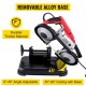 Buy Metal Band Saw 220V 1100W Base 0 45° Professional Band Saw Cutting Size 12.7cm 137.8-472.4 Ft/Min Cutting Band Saw for Metal, Steel, Aluminum and Composite Cable