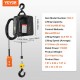 Buy in 1 Electric Hoist Electric Winch 498.95kg Lifting Winch 1500W Lifting Height 7m Lifting Speed 4m/min Wired Remote Control for Garage Trailer