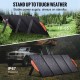 Buy Portable Monocrystalline Solar Panel Foldable Solar Charger 120W ETFE 23% Efficiency Solar Panel with Type C, DC 18V, QC3.0 USB Port, IP67 Waterproof for Home, Off Grid