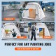 Buy Portable Paint Tent 228x158x158cm Foldable Spray Paint Booth Oxford 210D Painting Tent with Disposable Film for Large Size Furniture DIY Painting Station