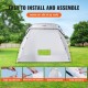 Buy Portable Paint Tent 228x158x158cm Foldable Spray Paint Booth Oxford 210D Painting Tent with Disposable Film for Large Size Furniture DIY Painting Station