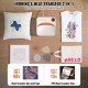 Buy Portable Heat Press Machine 22.8x22.8cm for DIY T-Shirts Portable Heat Press Machine 670W Heat Transfer Press Temperature 40-205°C for Home DIY Use