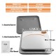 Buy Portable Heat Press Machine 22.8x22.8cm for DIY T-Shirts Portable Heat Press Machine 670W Heat Transfer Press Temperature 40-205°C for Home DIY Use