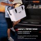 Buy 23.7L Portable Hard Cooler 20-25 Cans LLDPE Foam Insulated Airtight Plastic Cooler Box for Keeping Food Drinks Cold for Hiking Picnic Camping Travel, 50x35x39cm