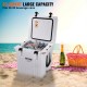 Buy Portable Hard Cooler Box 31.2L 30-35 Cans Hard Plastic Cooler with Airtight LLDPE Foam Insulation for Keeping Food Drinks Cold for Hiking Picnic Camping Travel, 40x39x48 cm