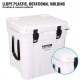 Buy Portable Hard Cooler Box 31.2L 30-35 Cans Hard Plastic Cooler with Airtight LLDPE Foam Insulation for Keeping Food Drinks Cold for Hiking Picnic Camping Travel, 40x39x48 cm