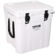 Buy Portable Hard Cooler Box 31.2L 30-35 Cans Hard Plastic Cooler with Airtight LLDPE Foam Insulation for Keeping Food Drinks Cold for Hiking Picnic Camping Travel, 40x39x48 cm