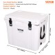 Buy 42.6L Portable Hard Cooler 40-45 Cans LLDPE Foam Insulated Airtight Plastic Cooler Box for Keeping Food Drinks Cold for Hiking Picnic Camping Travel, 55x41x47cm