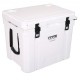 Buy 42.6L Portable Hard Cooler 40-45 Cans LLDPE Foam Insulated Airtight Plastic Cooler Box for Keeping Food Drinks Cold for Hiking Picnic Camping Travel, 55x41x47cm