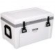 Buy 49.2L Portable Hard Cooler 45-50 Cans LLDPE Foam Insulated Airtight Plastic Cooler Box for Keeping Food Drinks Cold for Hiking Picnic Camping Travel, 62.5x43x45 cm