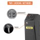 Buy Gun Safe Box Steel Security, with 2 Keys and Combination Lock, Pistol Storage Box with Digital Keypad, Portable Gun Case with 2 Keys 3.3kg Heavy Duty